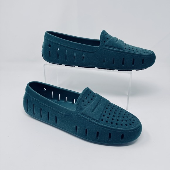 Floafers Shoes - Floafers Posh 3.0 Driver Women 10 Emerald Vegan Suede Slip On Comfort Loafers